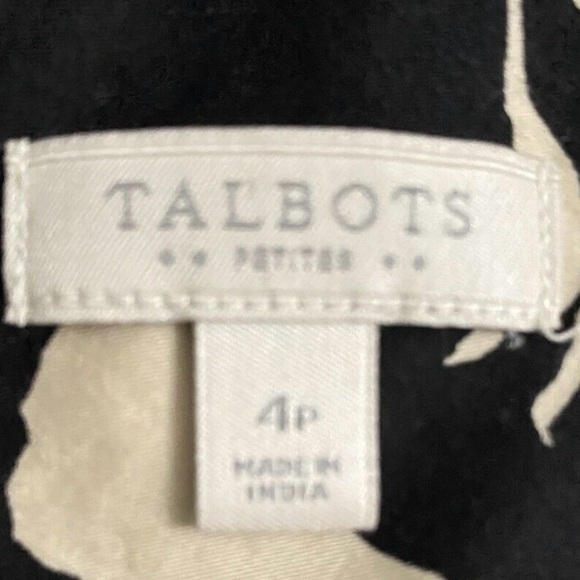 TALBOTS Cotton Floral Dress Size Small Petite - Picture 4 of 6